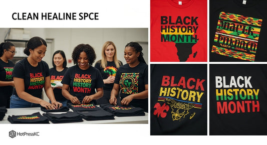 Kansas City Nonprofits: Bulk Custom DTF Transfers for Black History Month Events