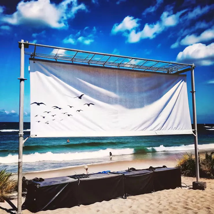 Outdoor Custom Mesh Banners (9 oz)